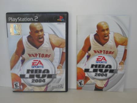 NBA Live 2004 (CASE & MANUAL ONLY) - PS2